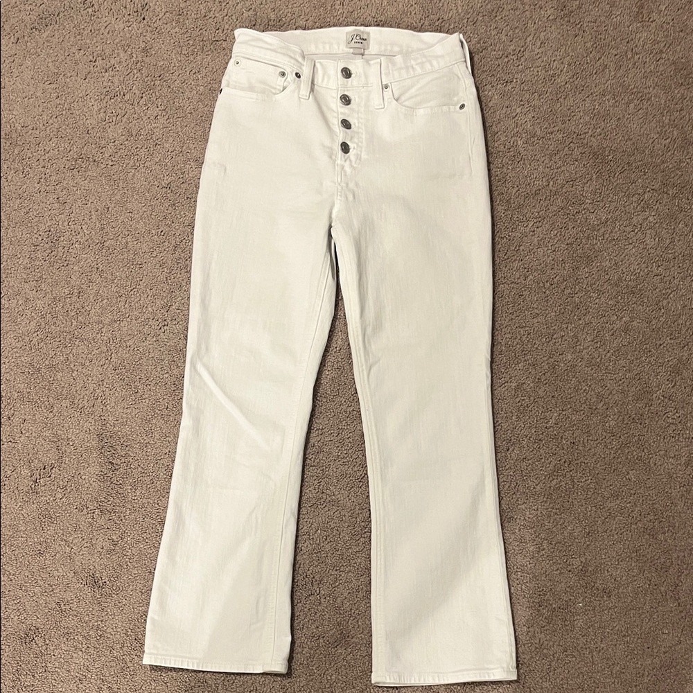 J Crew White Jeans